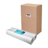 Caja sabanilla de papel TECNOROLL hoja simple 50 cm x 50 mts 3 pack x 2 rollos