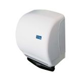 Dispensador toalla jumbo palanca frontal blanco 200-300 mts