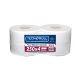 Papel higienico SIN LOGO doble hoja 250 mts pack x 4 rollos